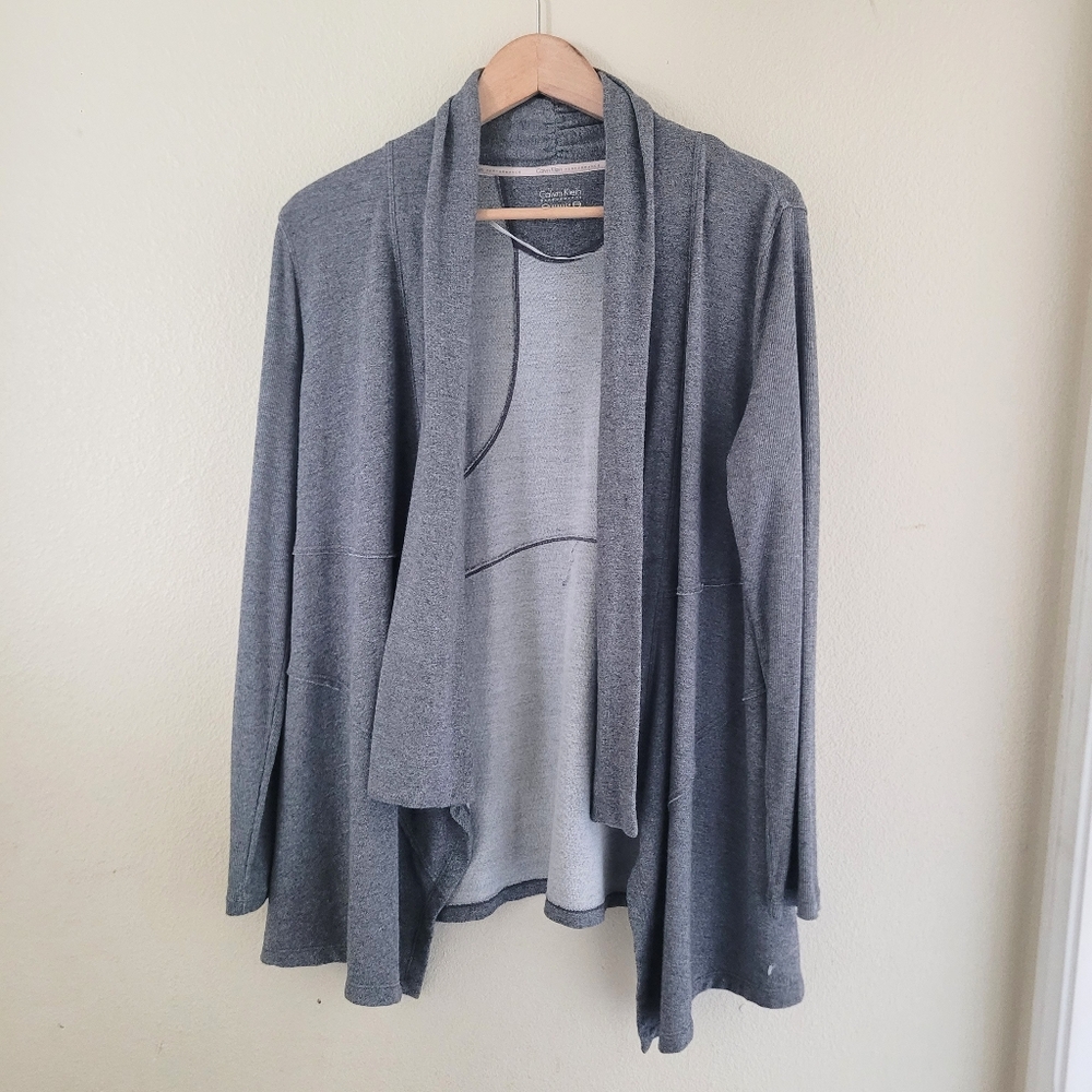 Calvin Klein performance stretch cardigan L